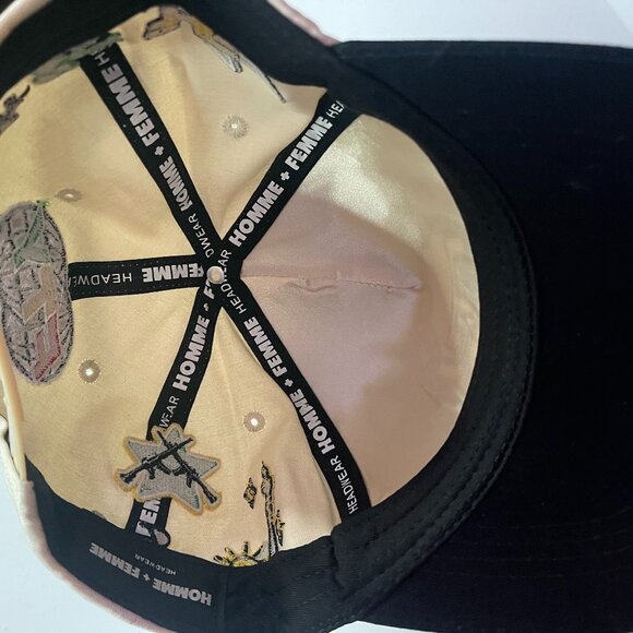 Homme Femme FTY Trucker Hat Black Ivory Snapback Cap – Streetwear Gift Idea - Picture 6 of 8